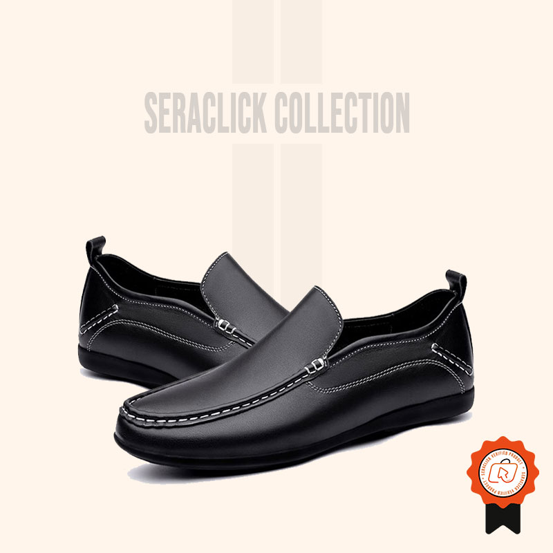 Stylish Casual Original Leather Shoe – Black